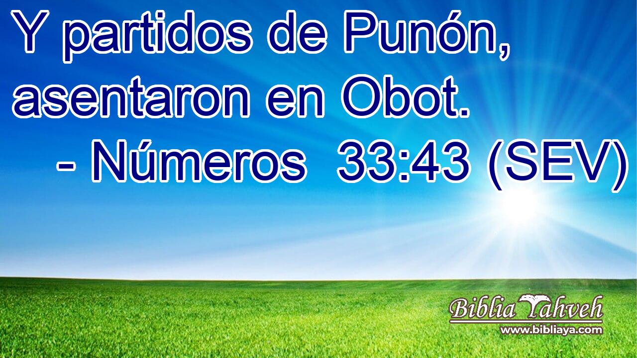 Y partidos de Punón, asentaron en Obot.