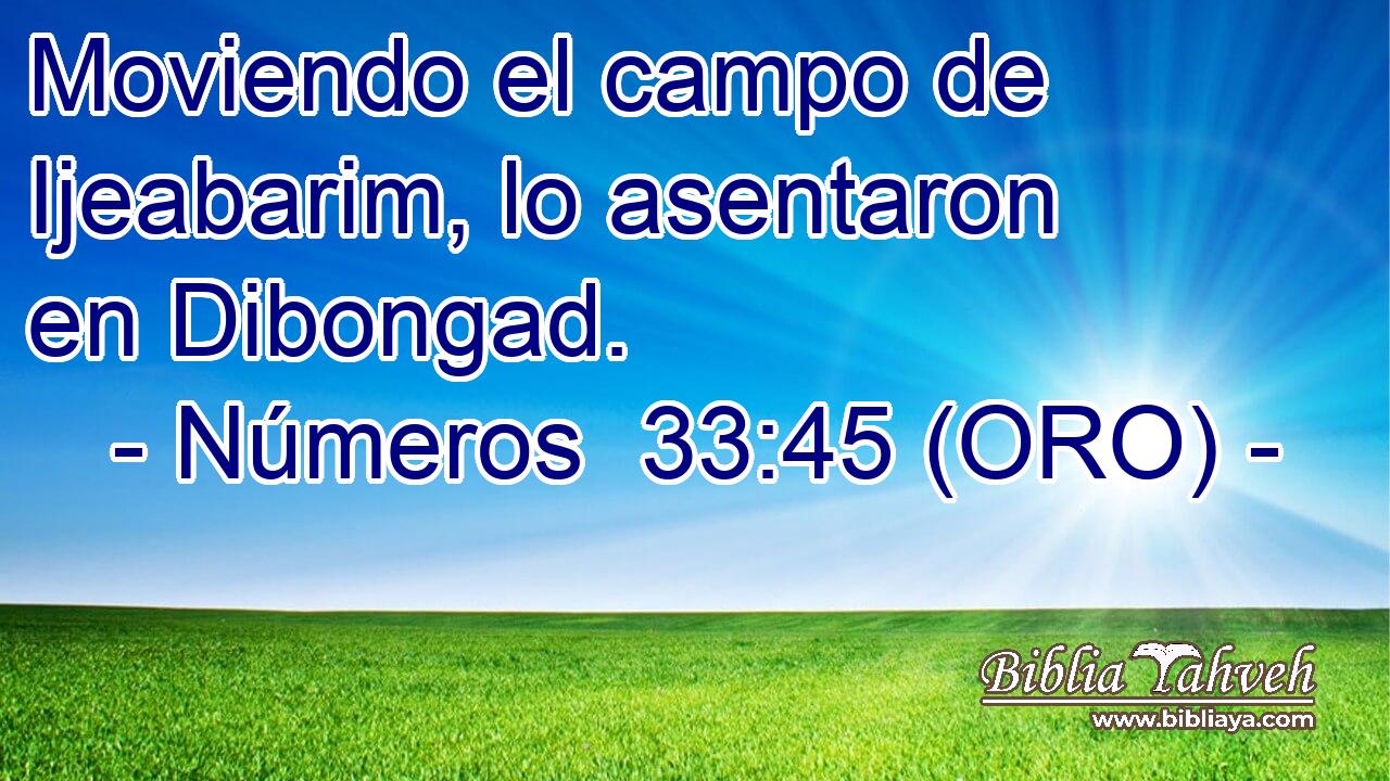  Moviendo el campo de Ijeabarim, lo asentaron en Dibongad. 