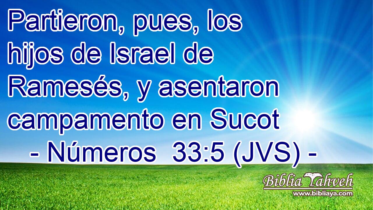 Partieron, pues, los hijos de Israel de Ramesés, y asentaron campamento en Sucot