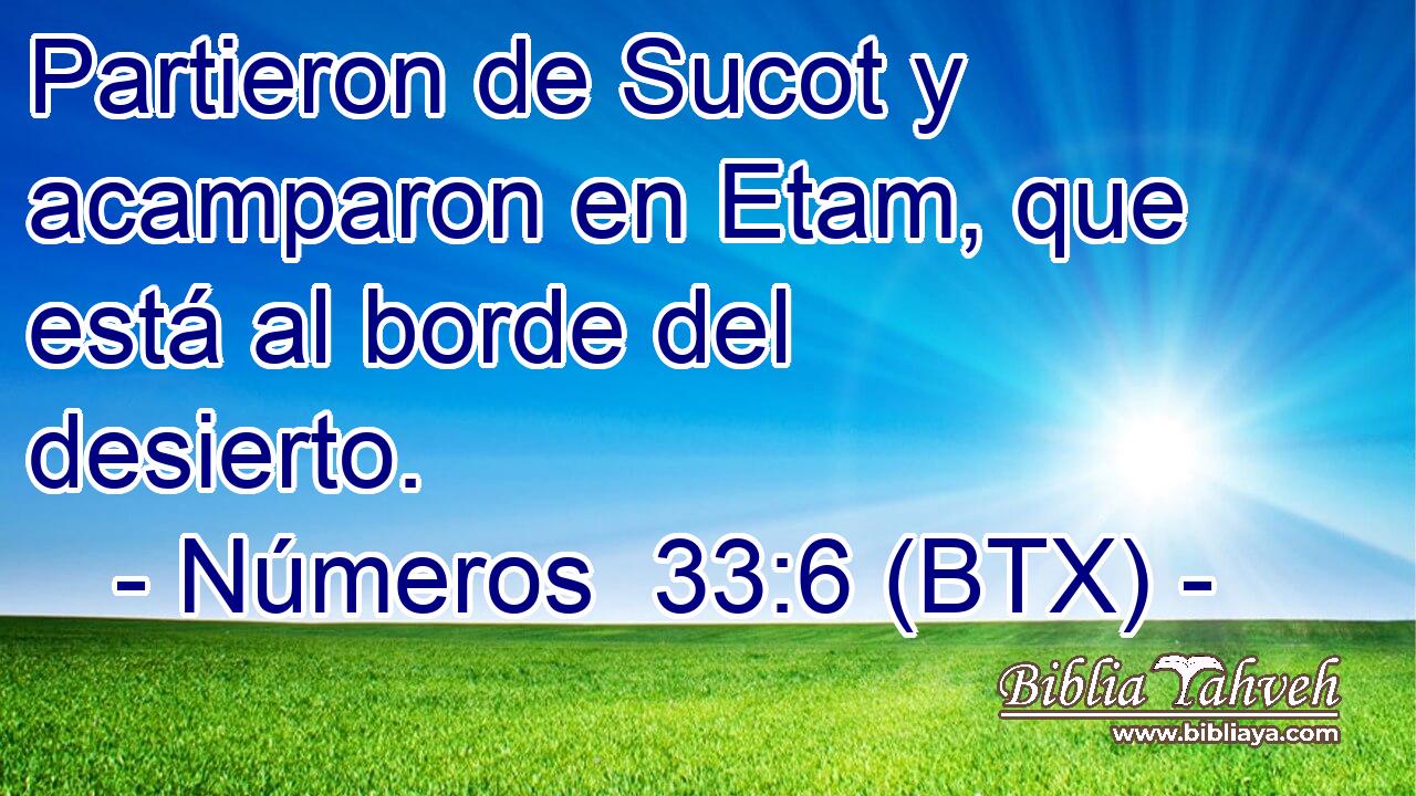 Partieron de Sucot y acamparon en Etam, que está al borde del desierto.