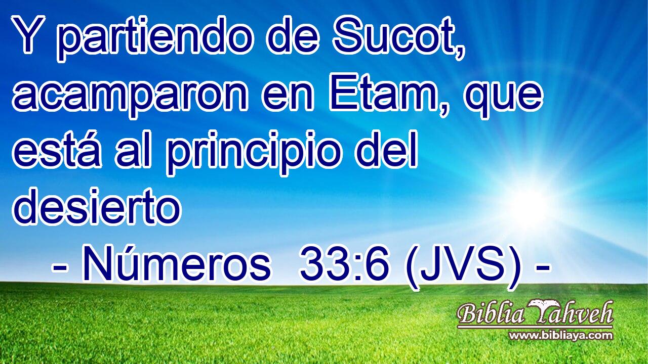 Y partiendo de Sucot, acamparon en Etam, que está al principio del desierto