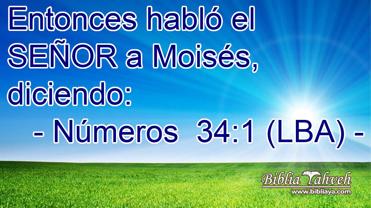 Entonces habló el SEÑOR a Moisés, diciendo: