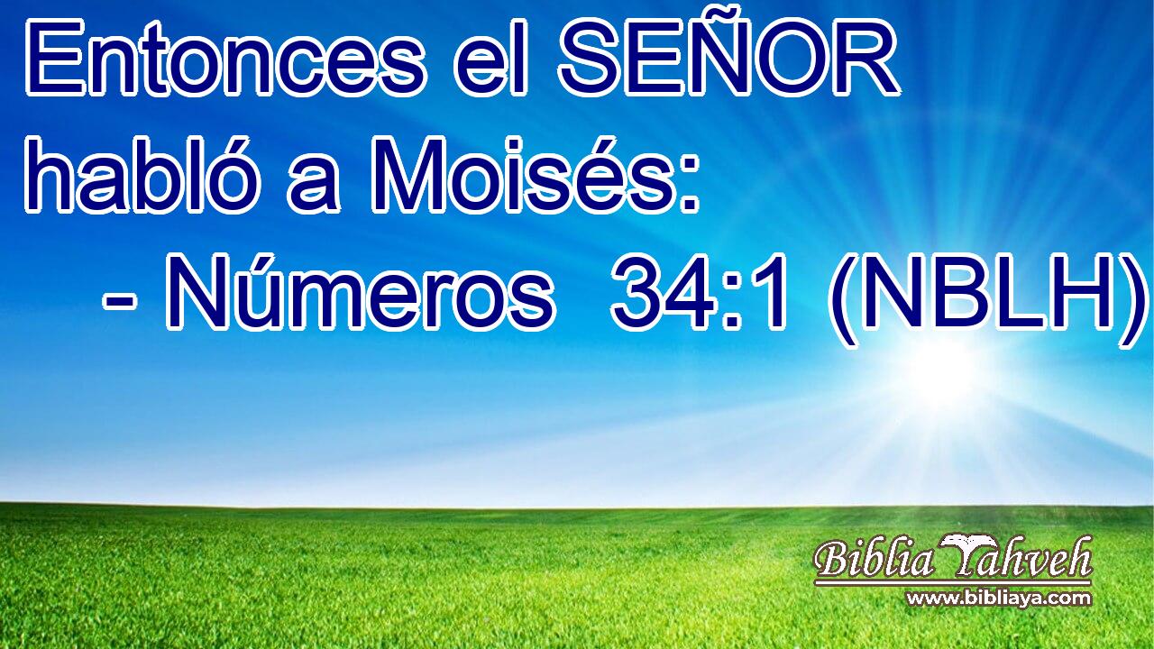 Entonces el SEÑOR habló a Moisés: 