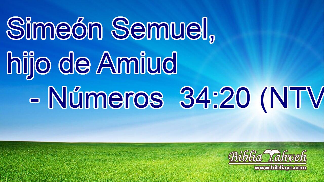 Simeón Semuel, hijo de Amiud