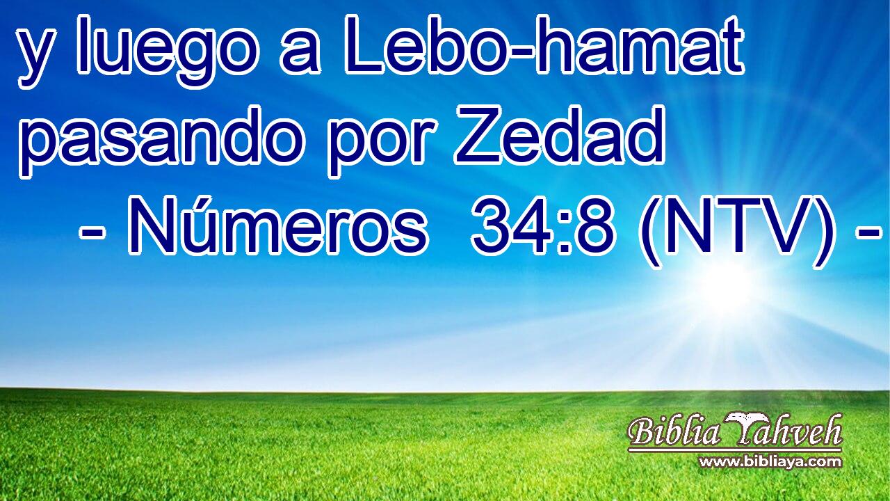 y luego a Lebo-hamat pasando por Zedad
