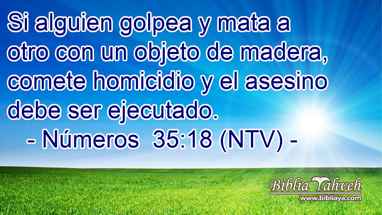 Si alguien golpea y mata a otro con un objeto de madera, comete homicidio y el asesino debe ser ejecutado.
