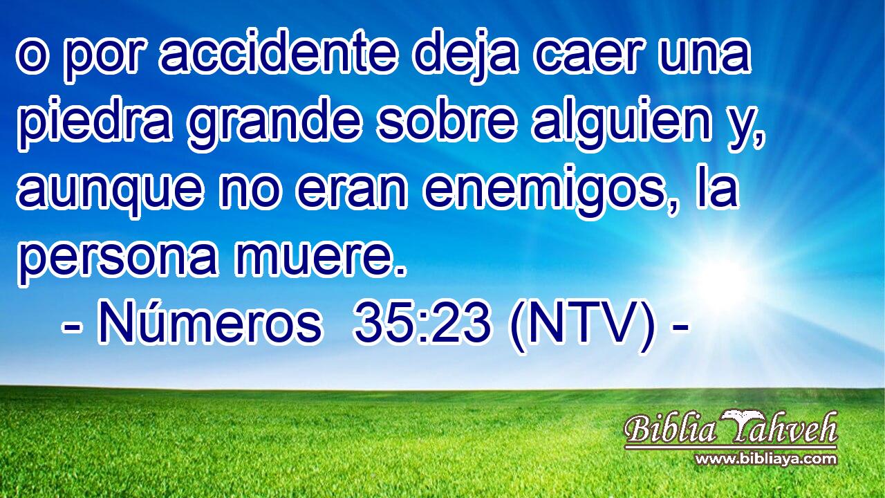 o por accidente deja caer una piedra grande sobre alguien y, aunque no eran enemigos, la persona muere.