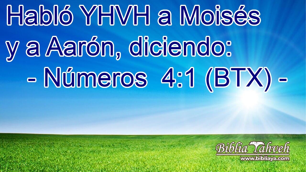 Habló YHVH a Moisés y a Aarón, diciendo: