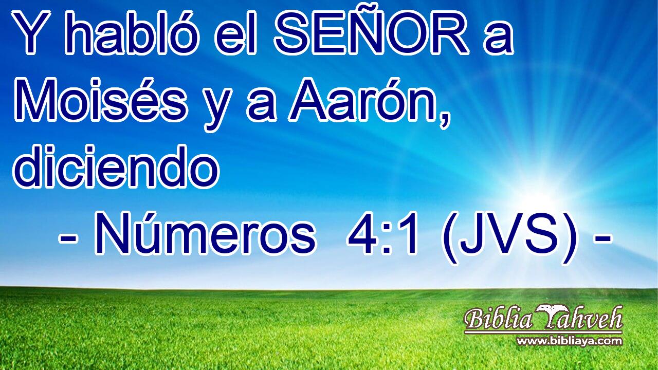Y habló el SEÑOR a Moisés y a Aarón, diciendo