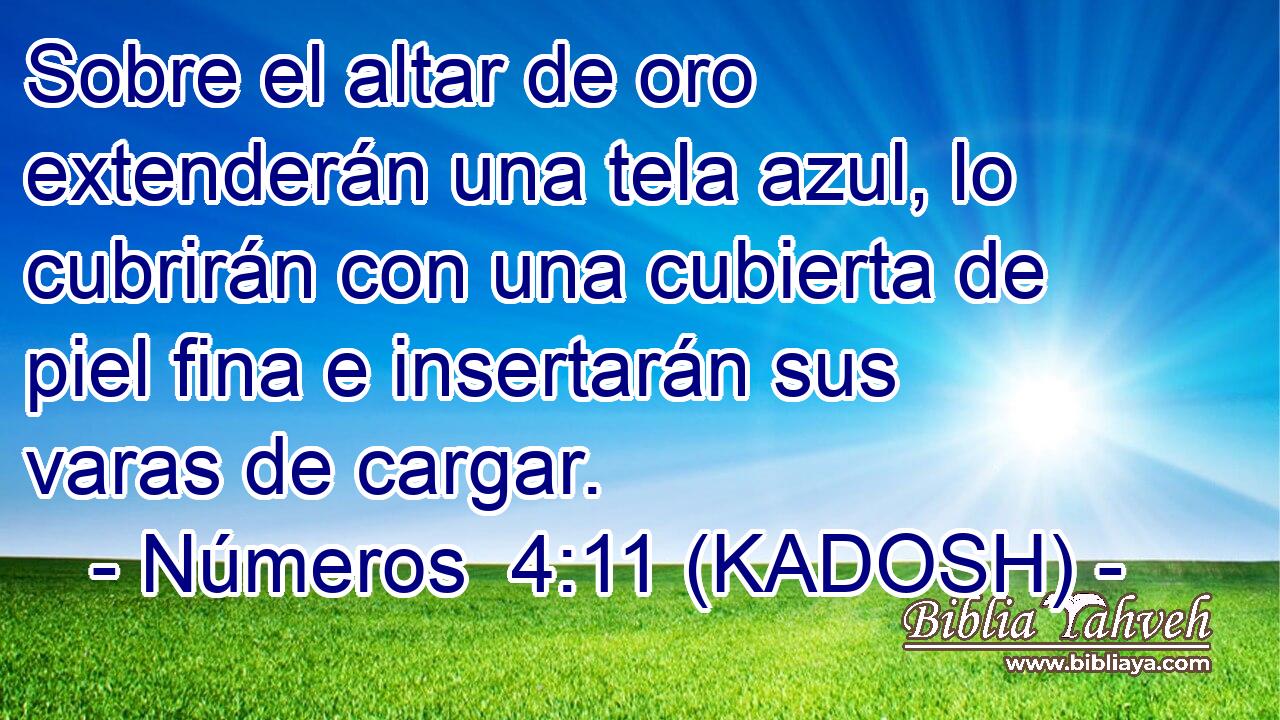  Sobre el altar de oro extenderán una tela azul, lo cubrirán con una cubierta de piel fina e insertarán sus varas de cargar. 