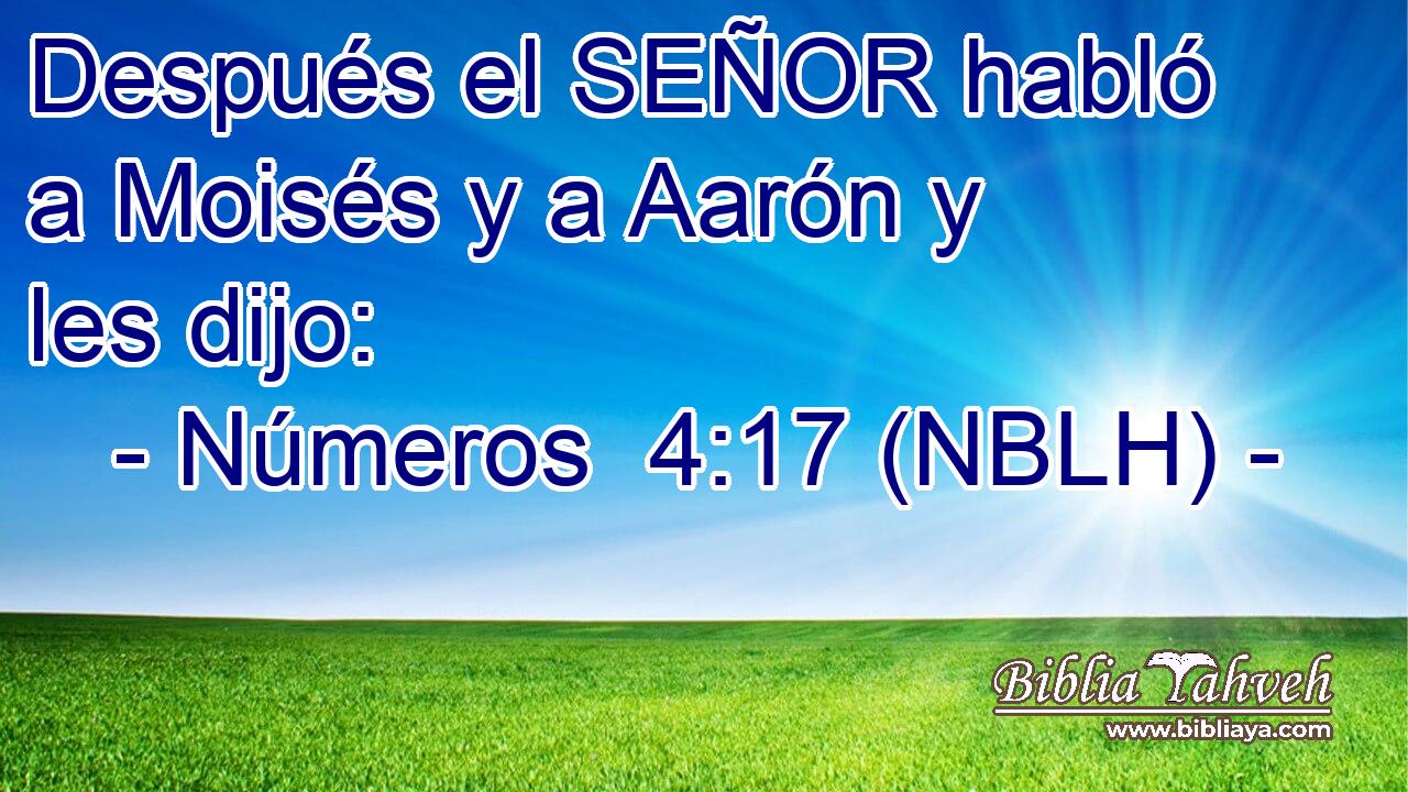  Después el SEÑOR habló a Moisés y a Aarón y les dijo: 