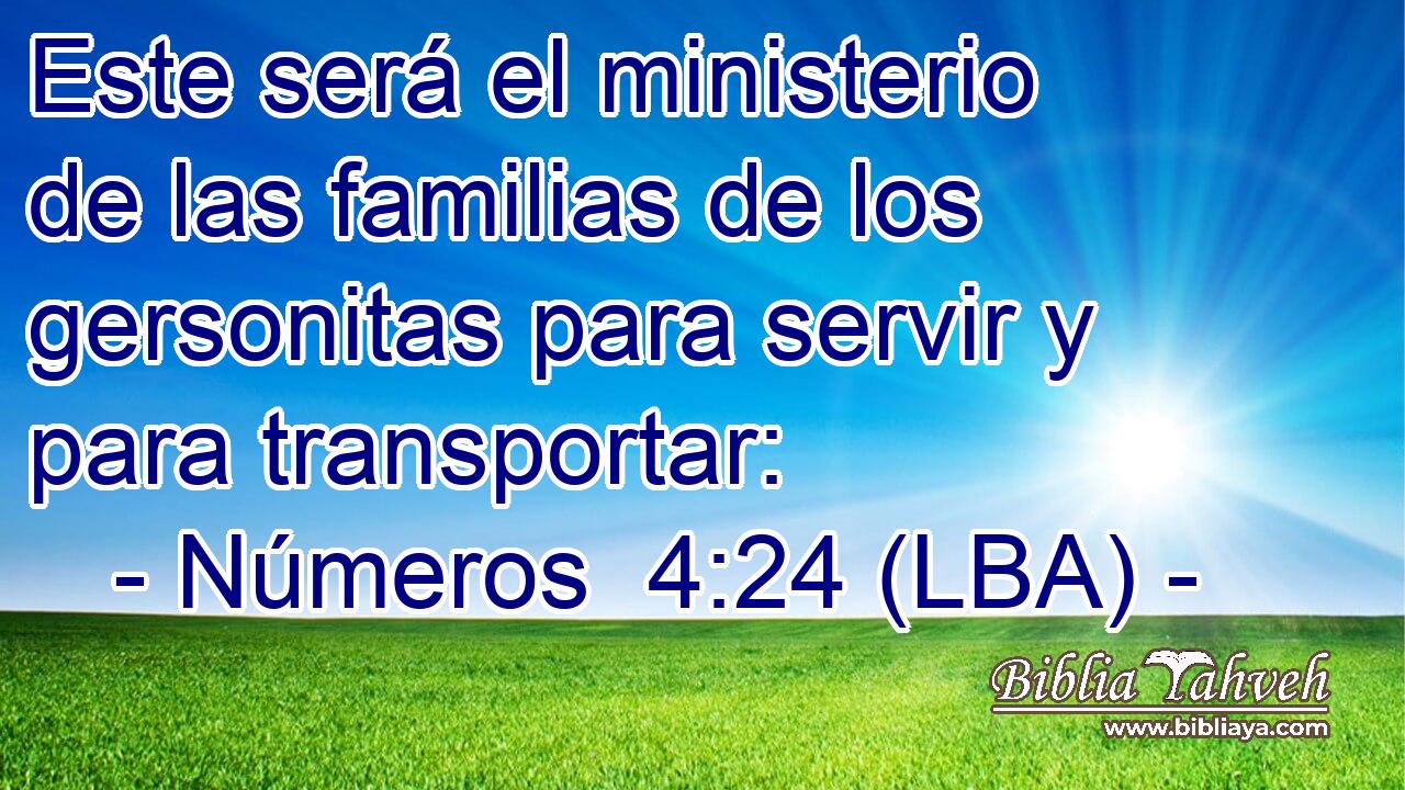 Este será el ministerio de las familias de los gersonitas para servir y para transportar: