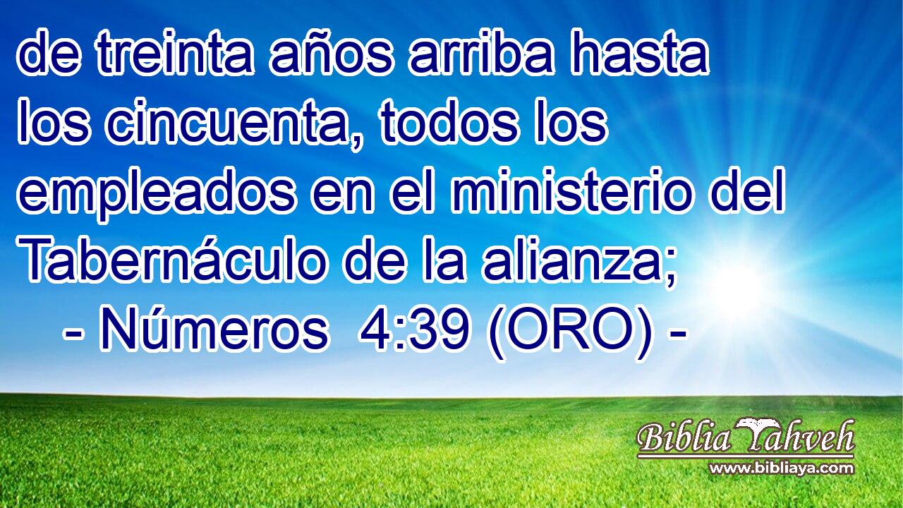  de treinta años arriba hasta los cincuenta, todos los empleados en el ministerio del Tabernáculo de la alianza; 