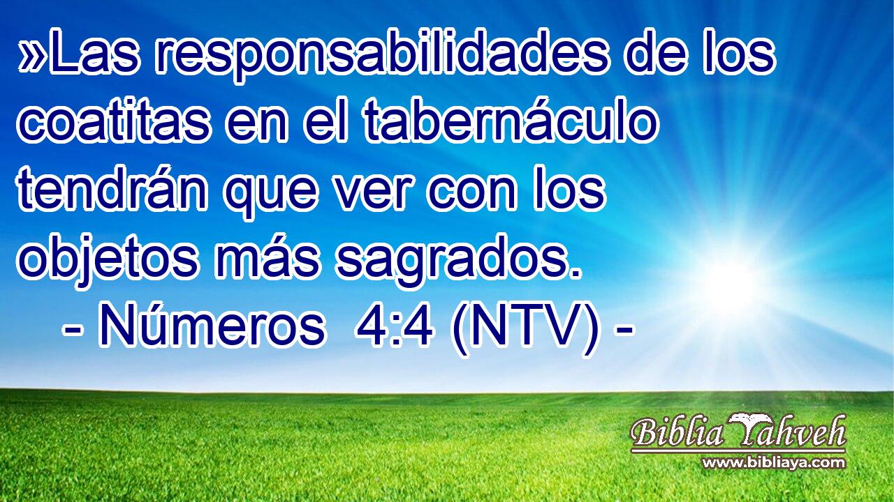 »Las responsabilidades de los coatitas en el tabernáculo tendrán que ver con los objetos más sagrados.