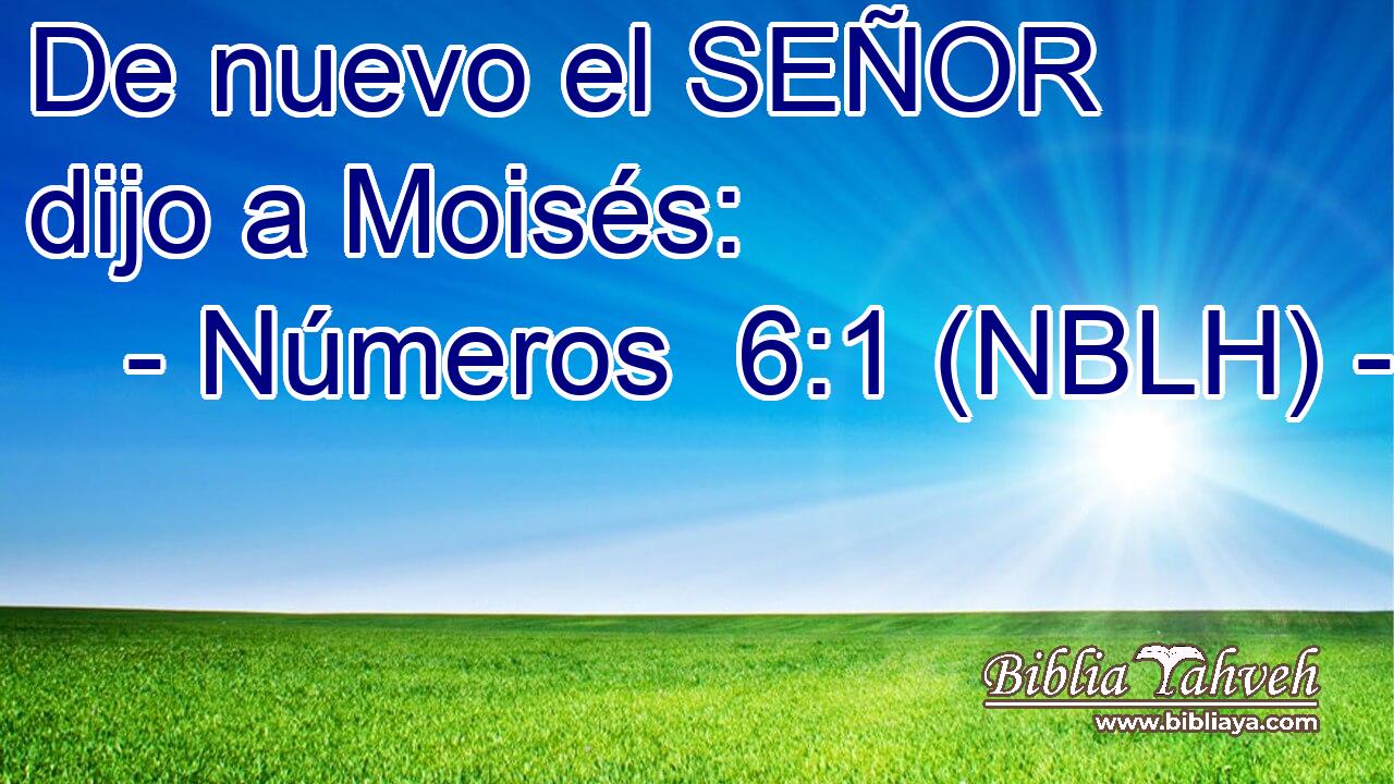  De nuevo el SEÑOR dijo a Moisés: 