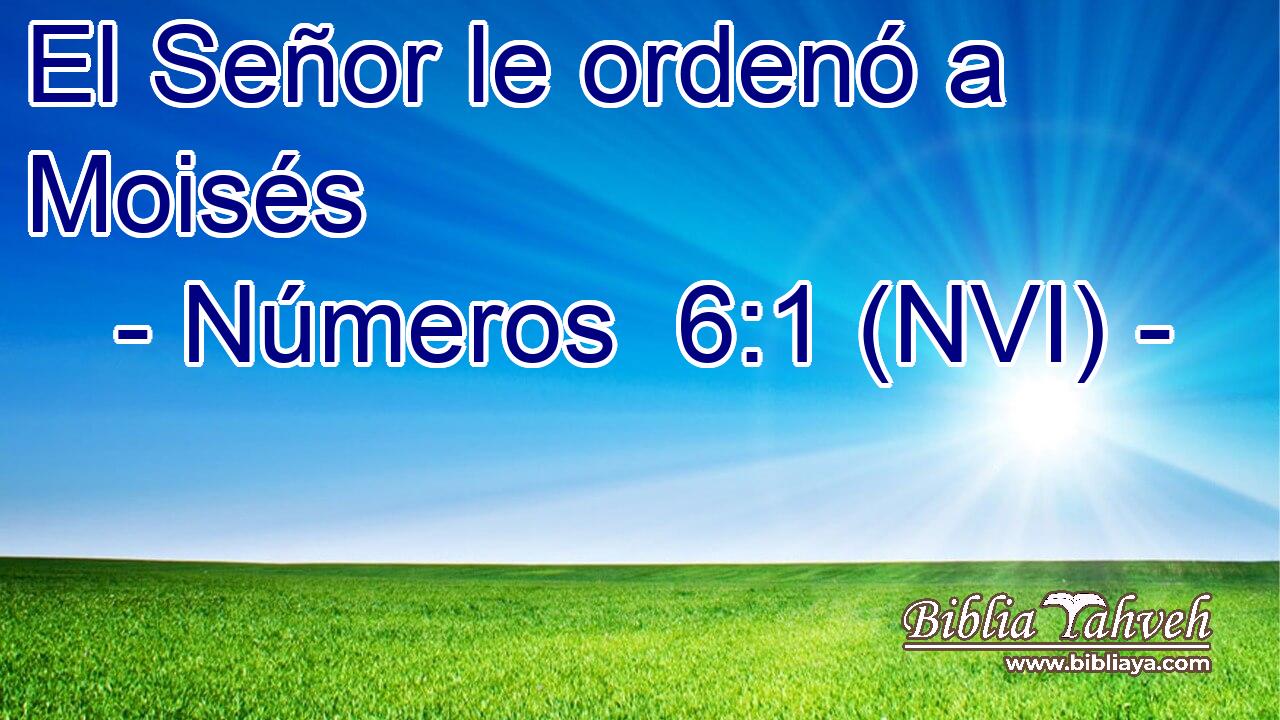  El Señor le ordenó a Moisés 