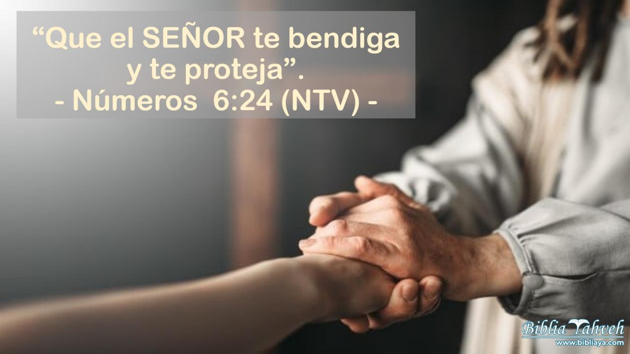 “Que el SEÑOR te bendiga y te proteja.