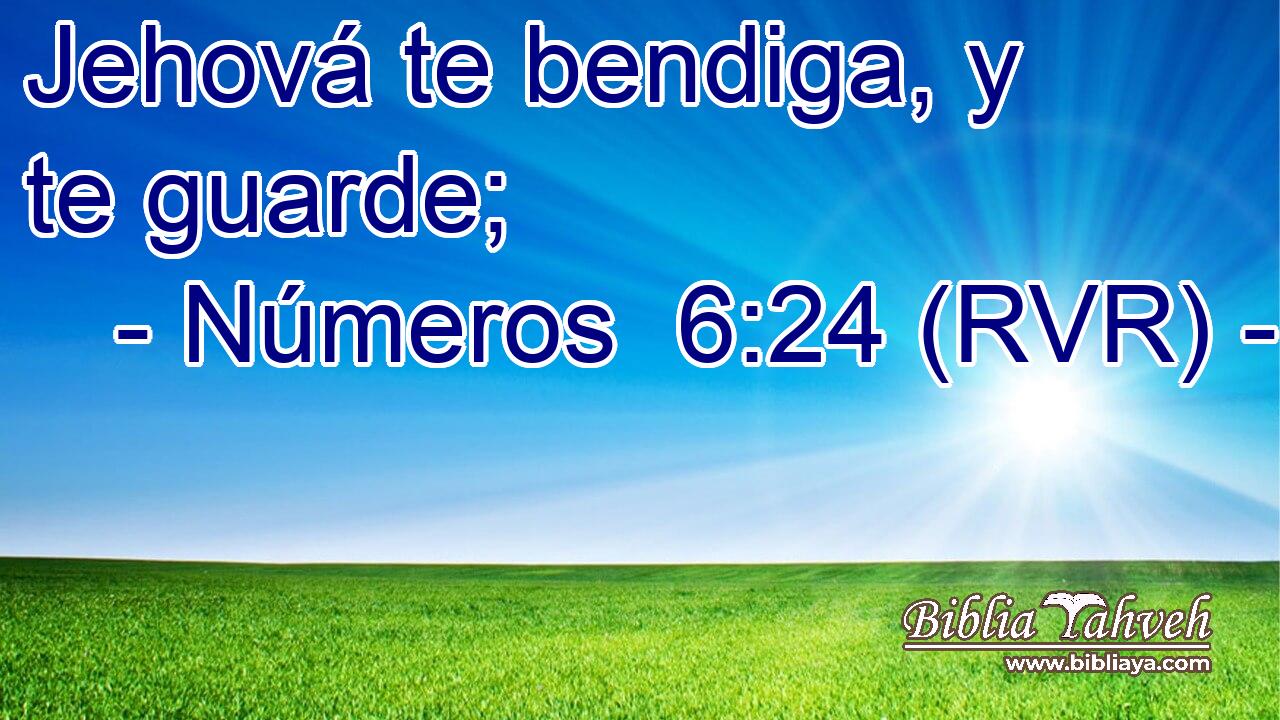 Jehová te bendiga, y te guarde;