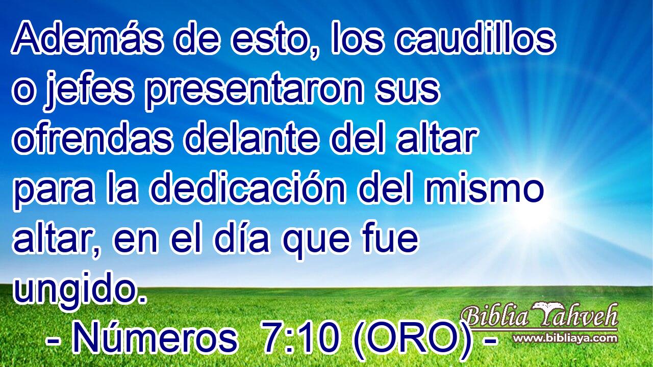  Además de esto, los caudillos o jefes presentaron sus ofrendas delante del altar para la dedicación del mismo altar, en el día que fue ungido. 