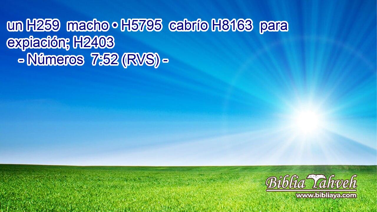 un H259  macho • H5795  cabrío H8163  para expiación; H2403  