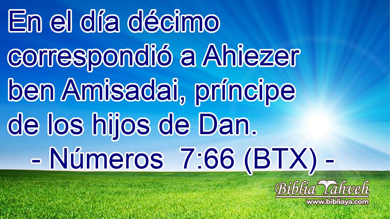 En el día décimo correspondió a Ahiezer ben Amisadai, príncipe de los hijos de Dan.