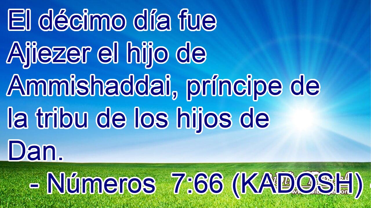  El décimo día fue Ajiezer el hijo de Ammishaddai, príncipe de la tribu de los hijos de Dan. 