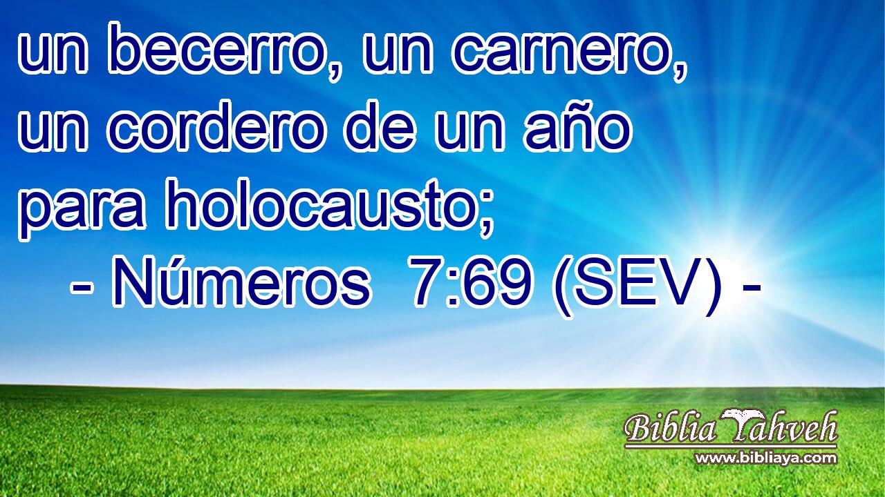 un becerro, un carnero, un cordero de un año para holocausto;