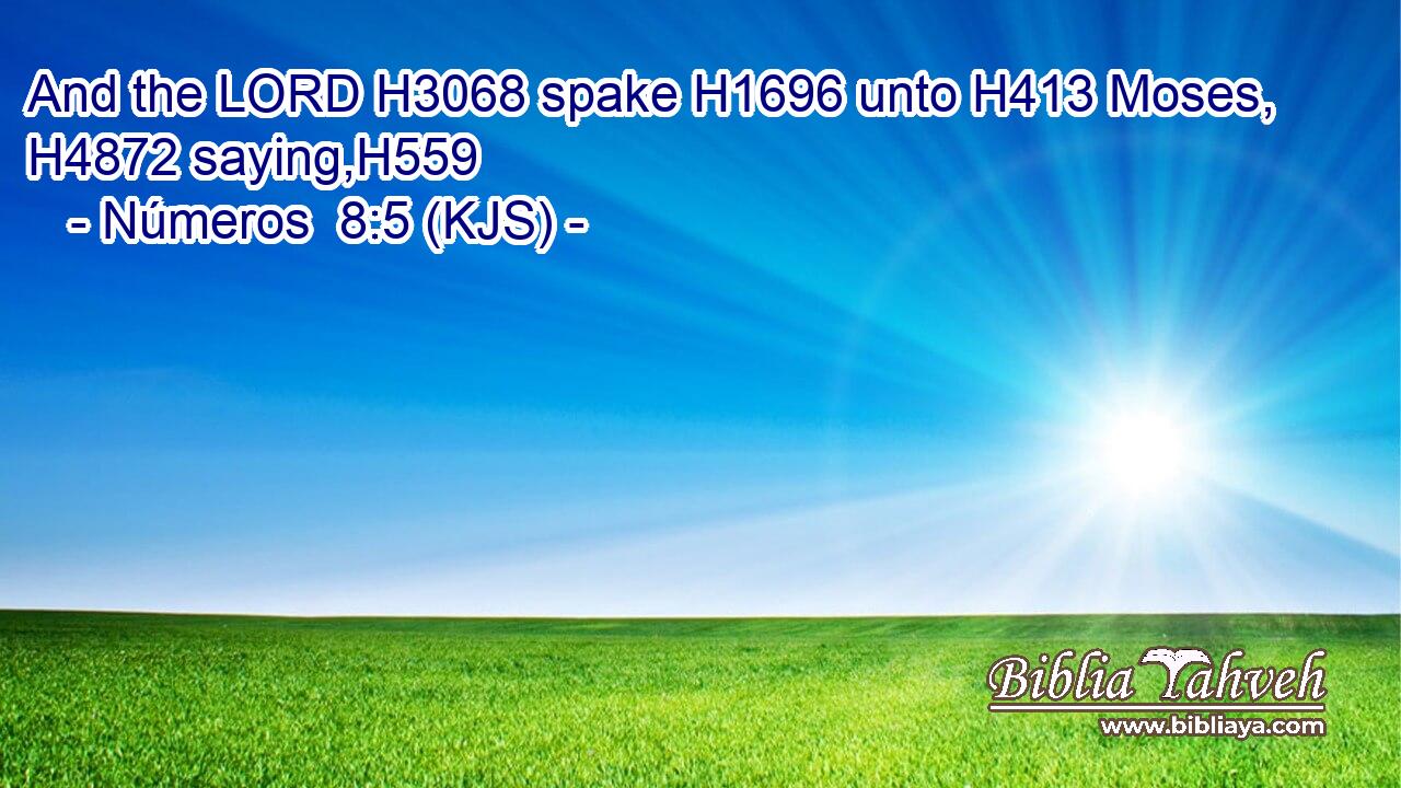 And the LORD H3068 spake H1696 unto H413 Moses, H4872 saying,H559
