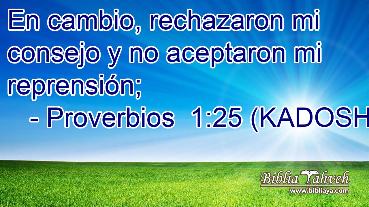  En cambio, rechazaron mi consejo y no aceptaron mi reprensión; 