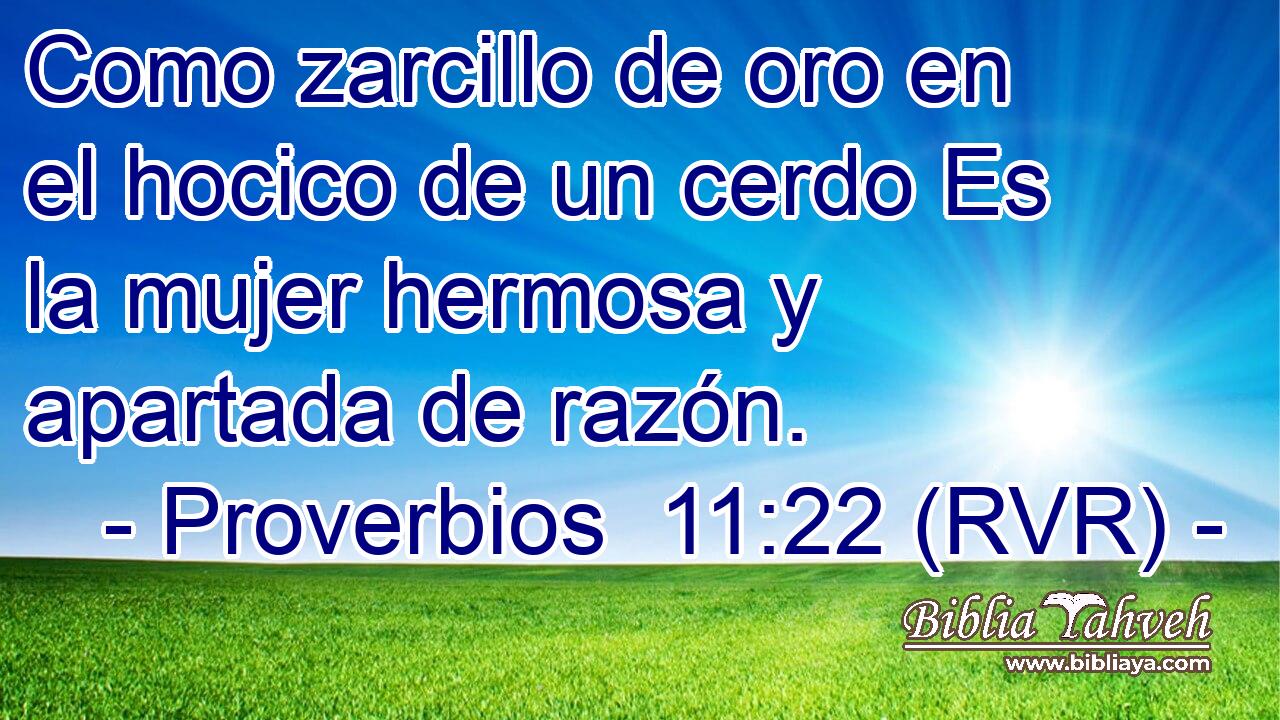 Como zarcillo de oro en el hocico de un cerdo Es la mujer hermosa y apartada de razón.
