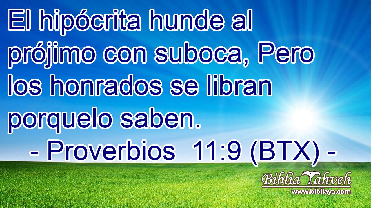 El hipócrita hunde al prójimo con suboca, Pero los honrados se libran porquelo saben.