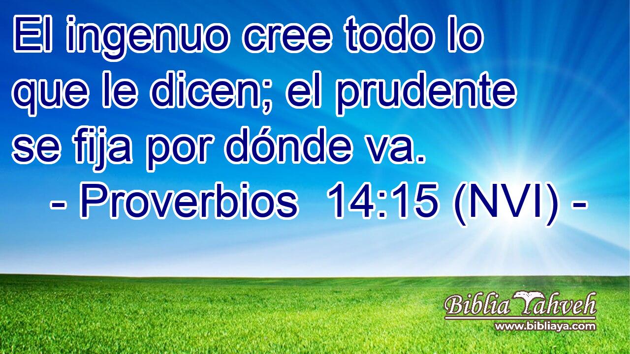 proverbios 14 nvi