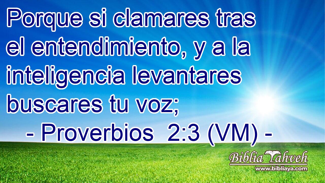  Porque si clamares tras el entendimiento, y a la inteligencia levantares buscares tu voz; 