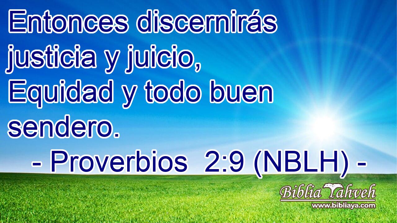  Entonces discernirás justicia y juicio, Equidad y todo buen sendero. 