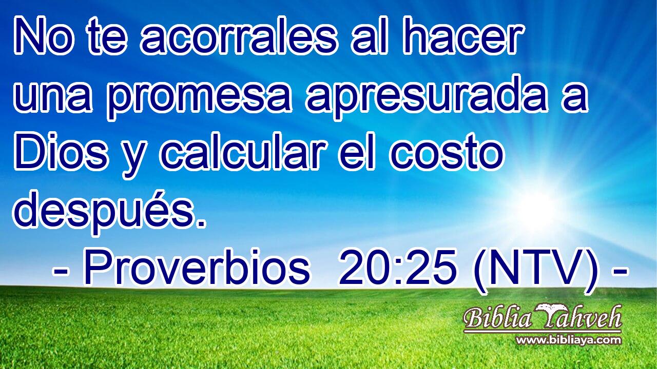 No te acorrales al hacer una promesa apresurada a Dios y calcular el costo después.