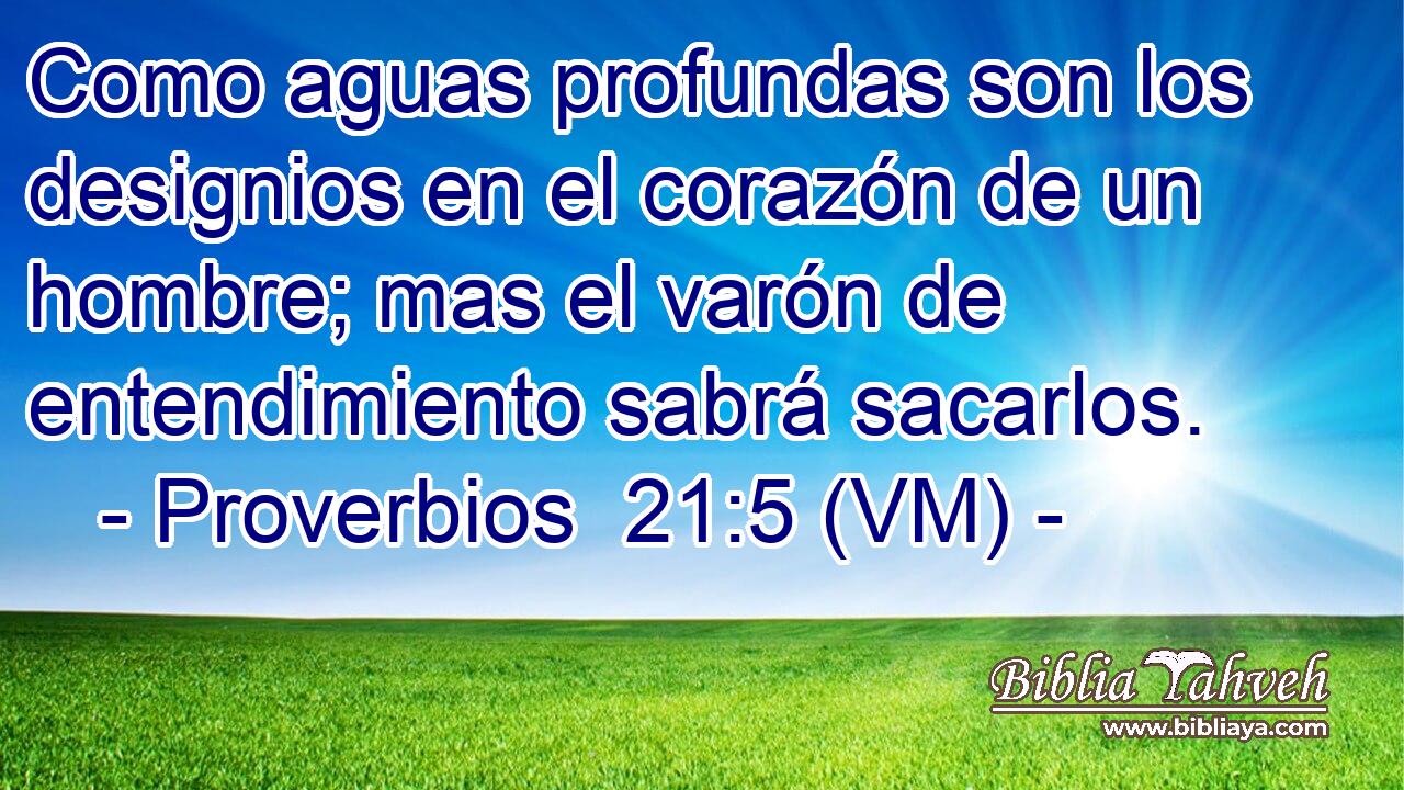  Como aguas profundas son los designios en el corazón de un hombre; mas el varón de entendimiento sabrá sacarlos. 