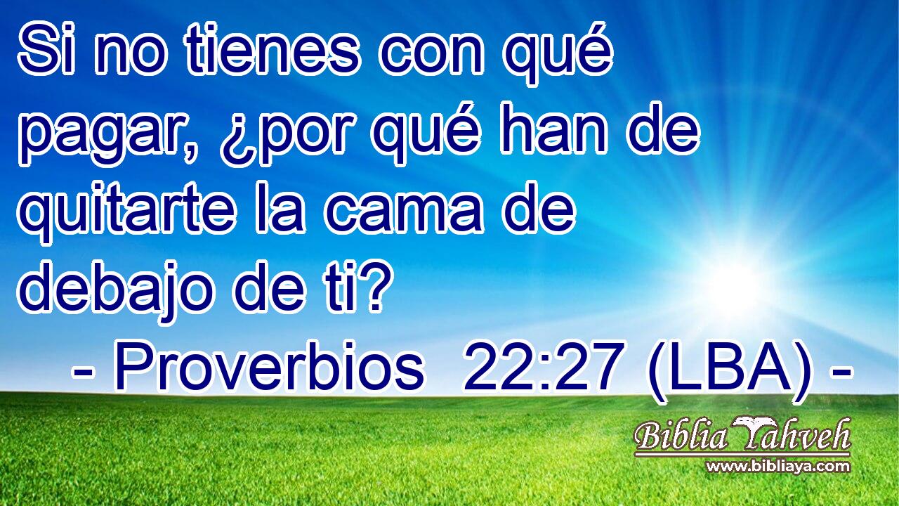 Si no tienes con qué pagar, ¿por qué han de quitarte la cama de debajo de ti?