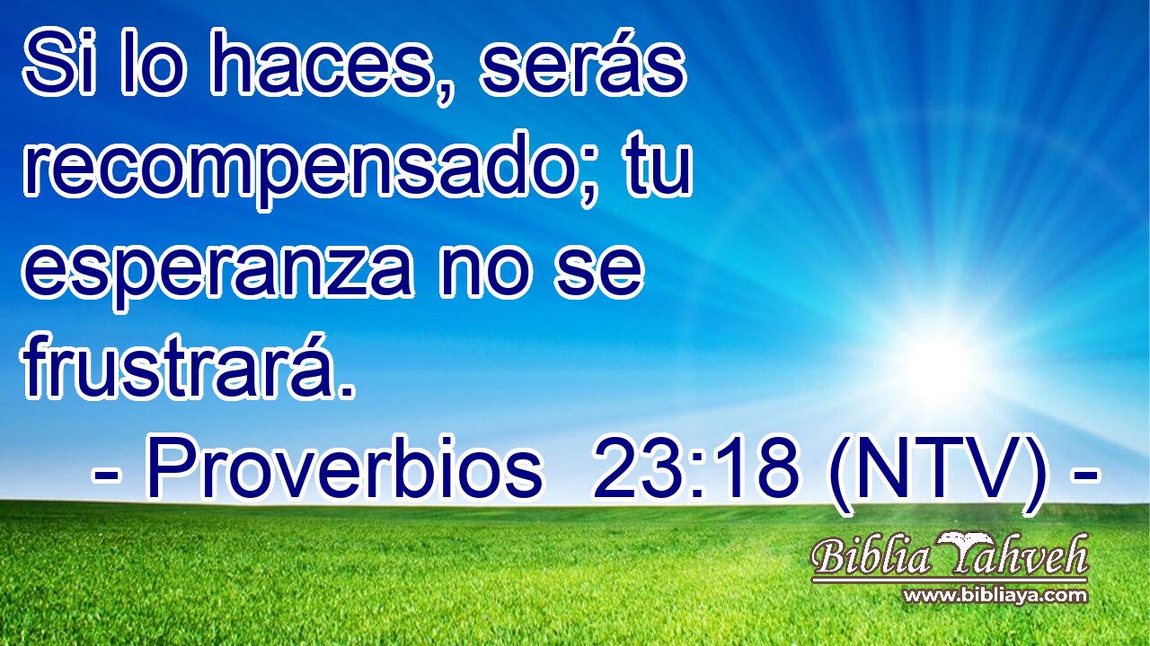 Si lo haces, serás recompensado; tu esperanza no se frustrará.