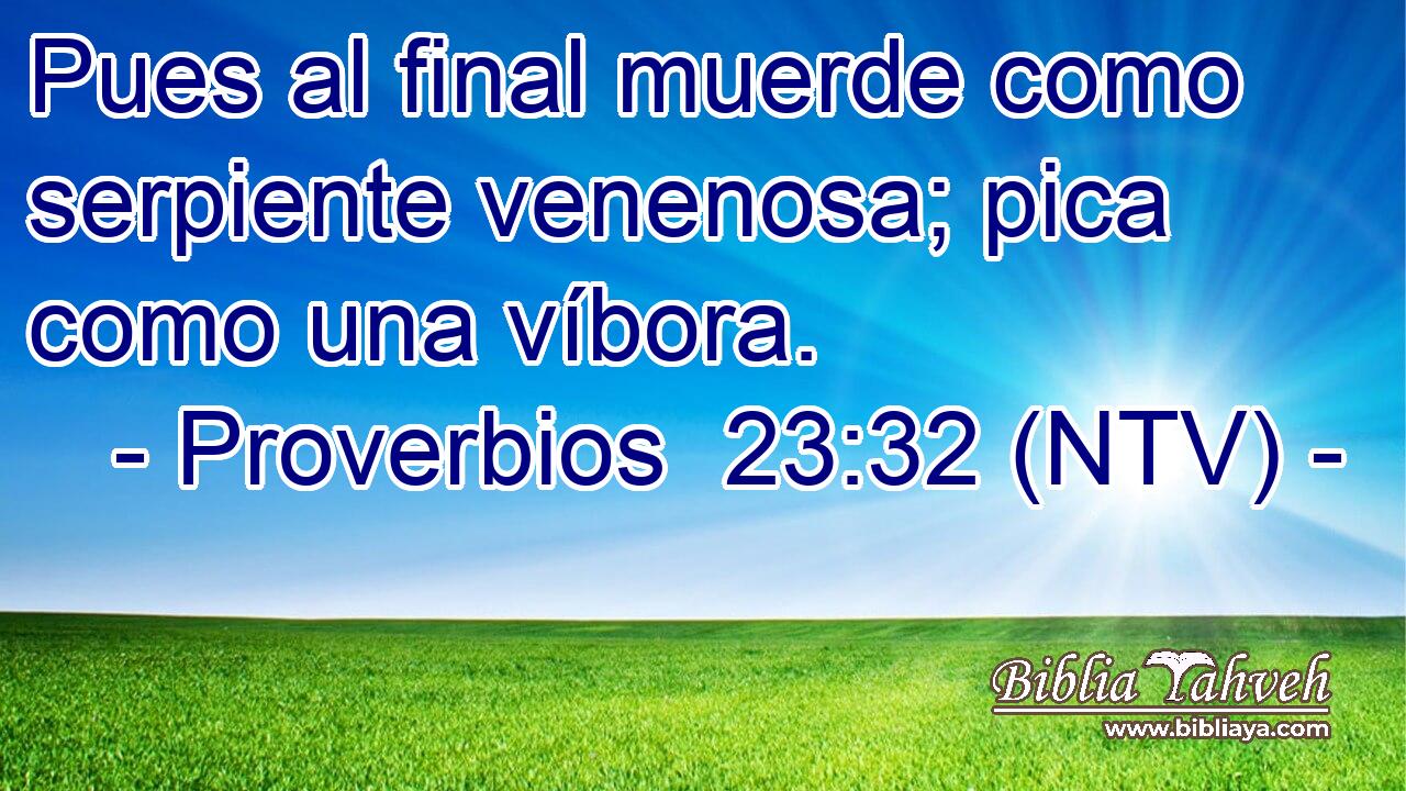 Pues al final muerde como serpiente venenosa; pica como una víbora.