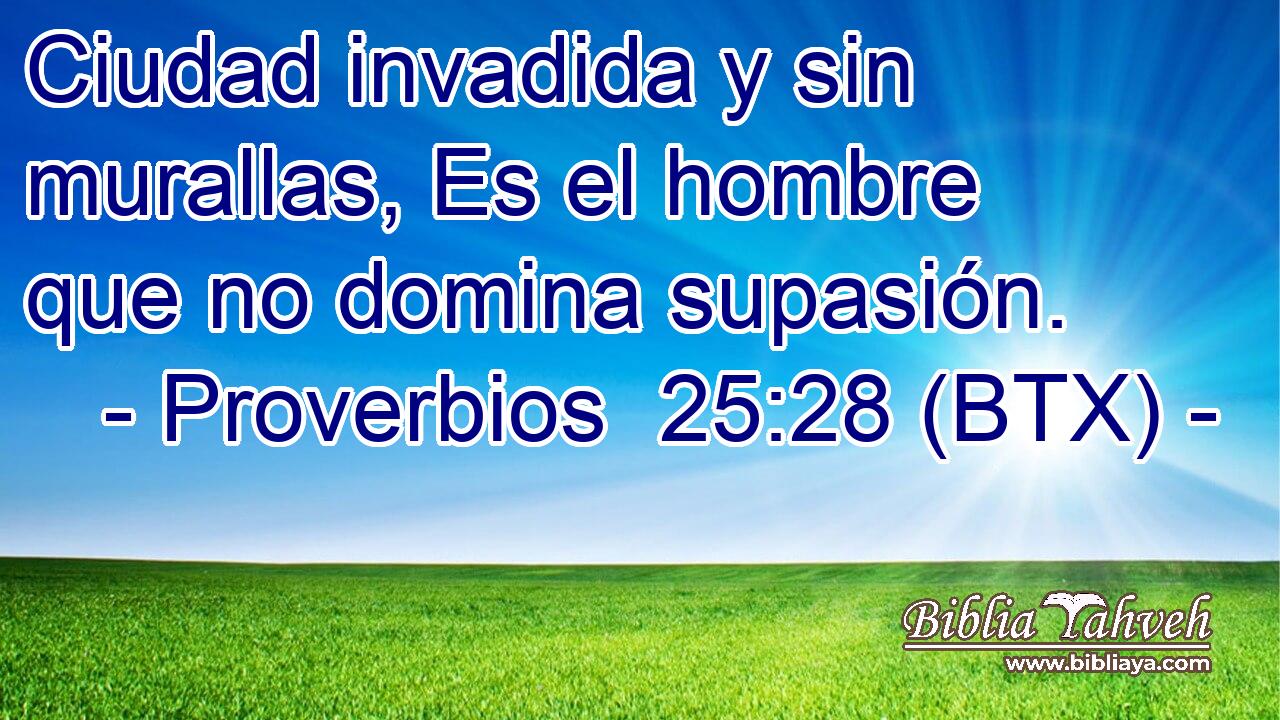 Ciudad invadida y sin murallas, Es el hombre que no domina supasión.