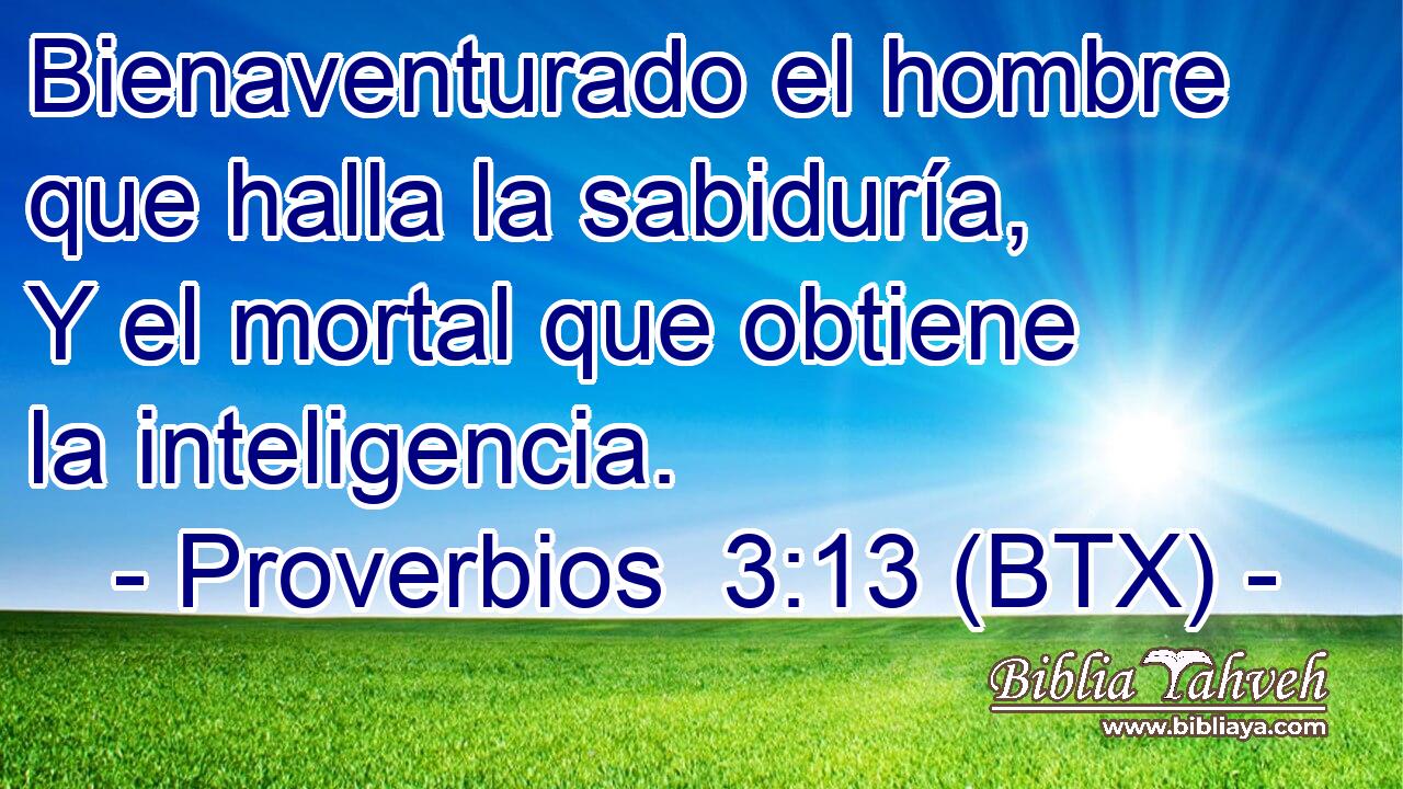 Bienaventurado el hombre que halla la sabiduría, Y el mortal que obtiene la inteligencia.