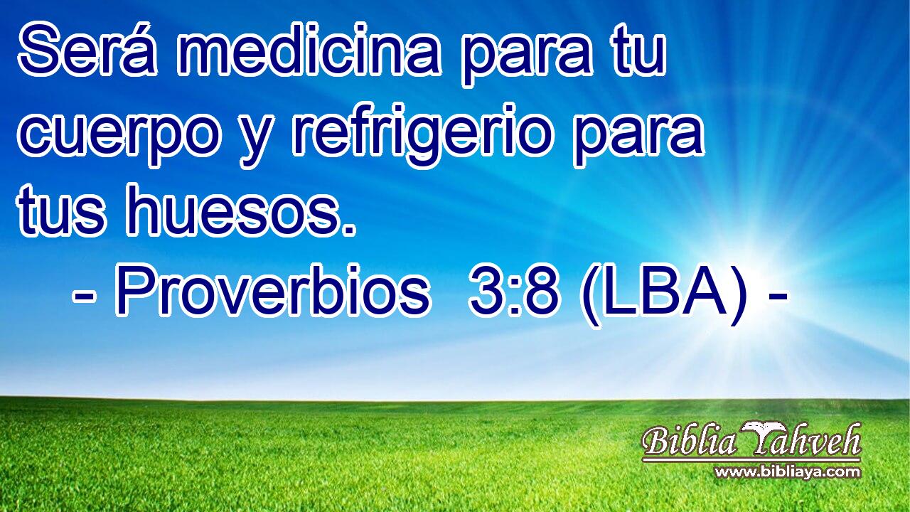 Será medicina para tu cuerpo y refrigerio para tus huesos.