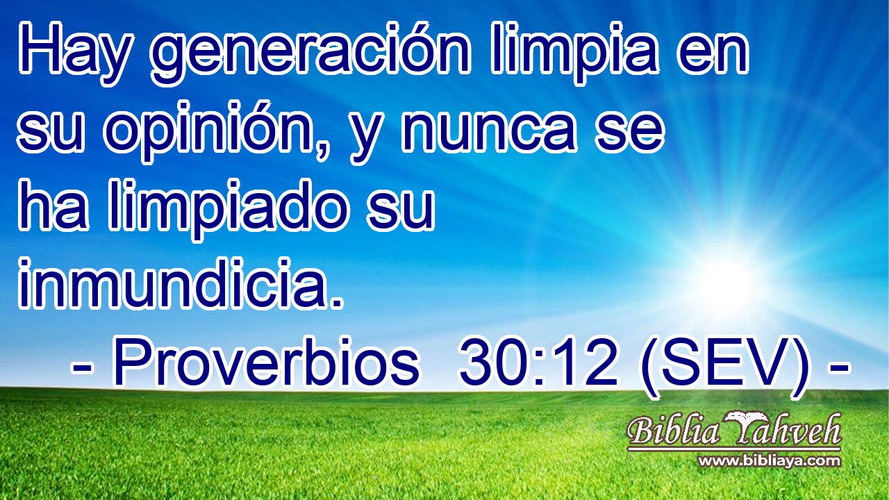 Hay generación limpia en su opinión, y nunca se ha limpiado su inmundicia.