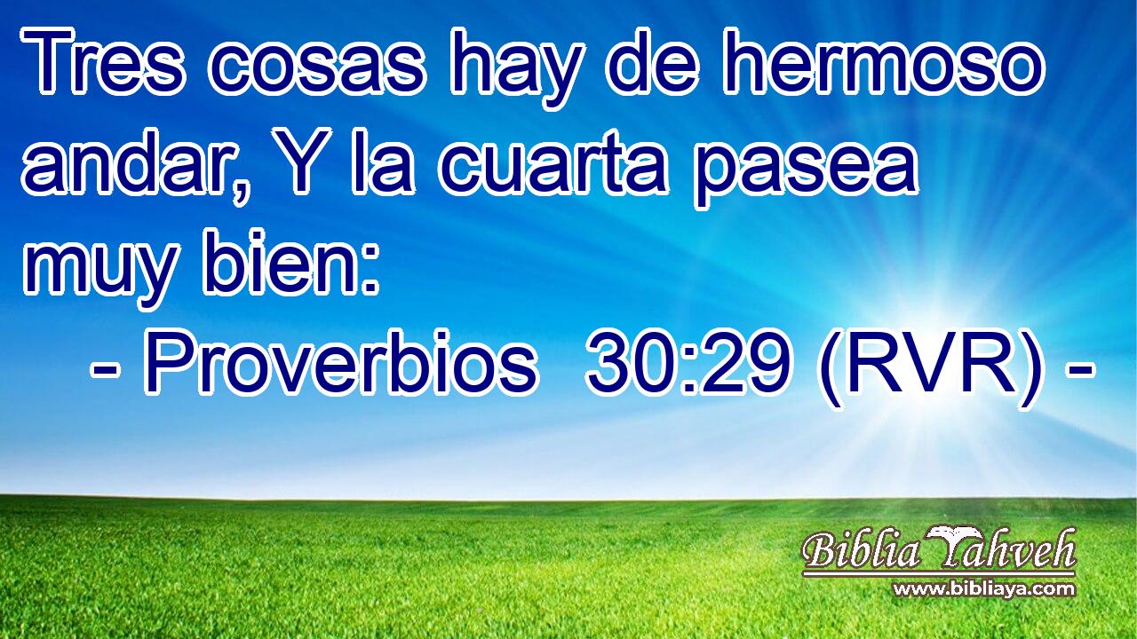 Tres cosas hay de hermoso andar, Y la cuarta pasea muy bien: