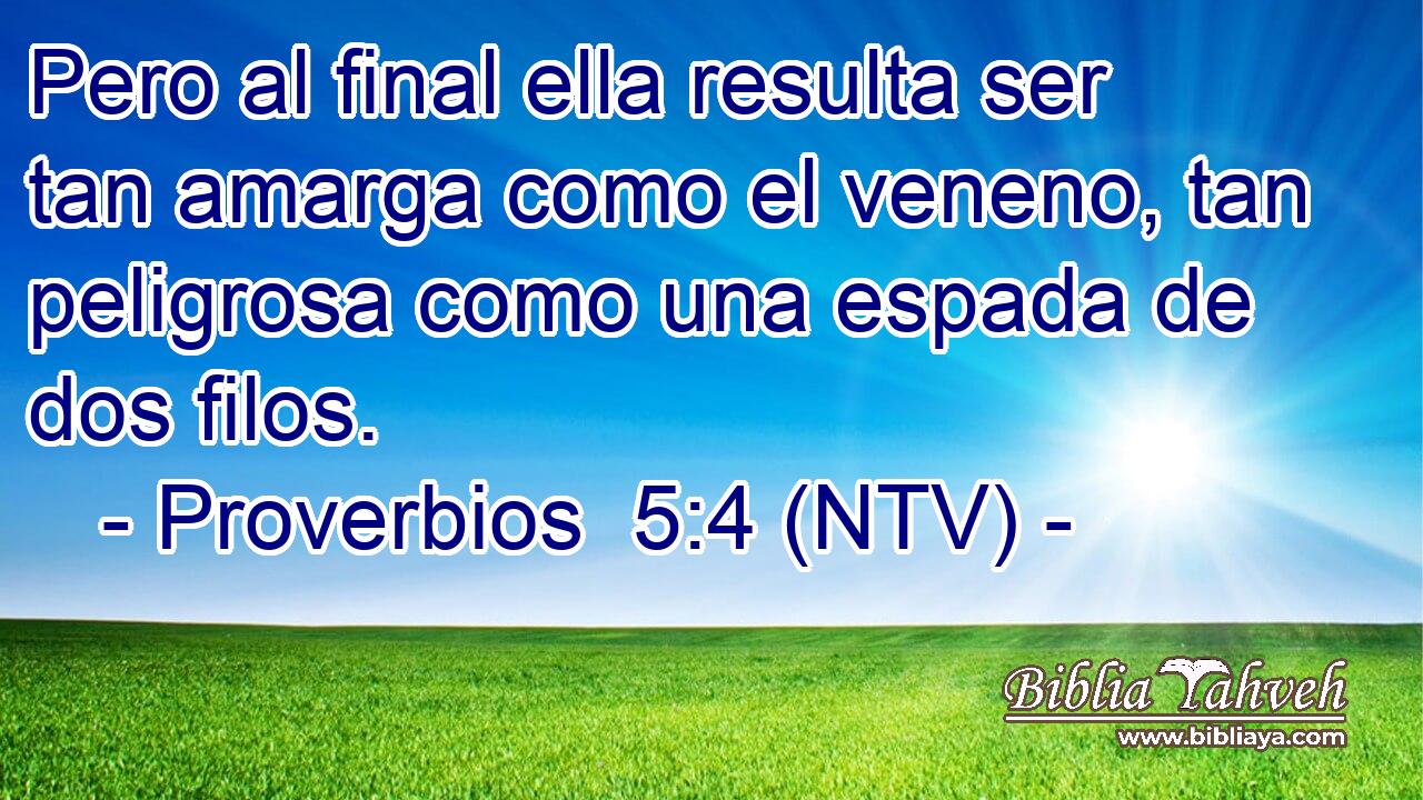 Pero al final ella resulta ser tan amarga como el veneno, tan peligrosa como una espada de dos filos.
