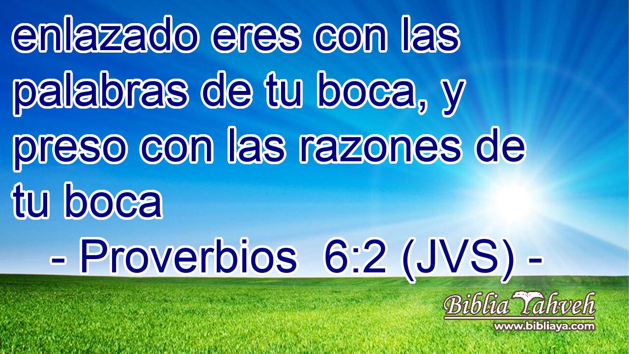 enlazado eres con las palabras de tu boca, y preso con las razones de tu boca