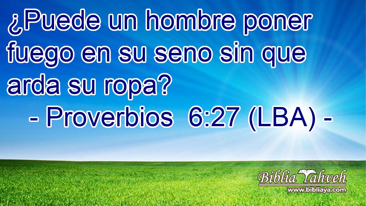 ¿Puede un hombre poner fuego en su seno sin que arda su ropa?