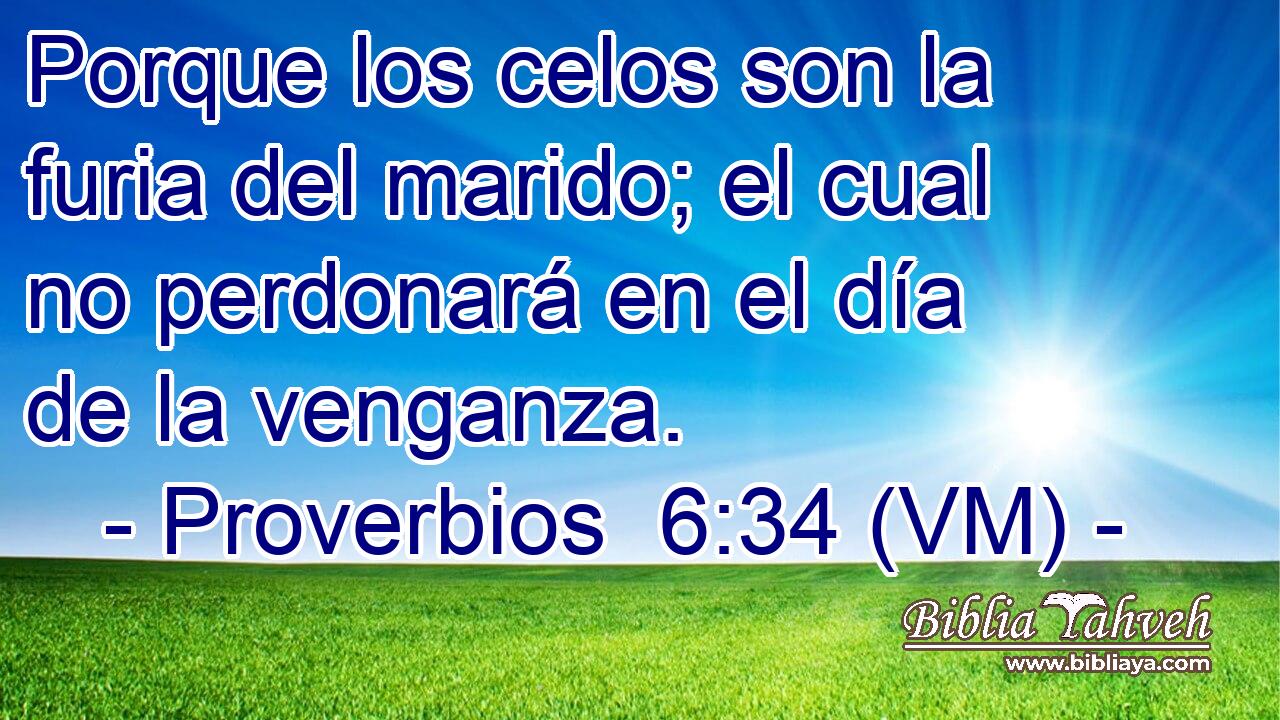  Porque los celos son la furia del marido; el cual no perdonará en el día de la venganza. 