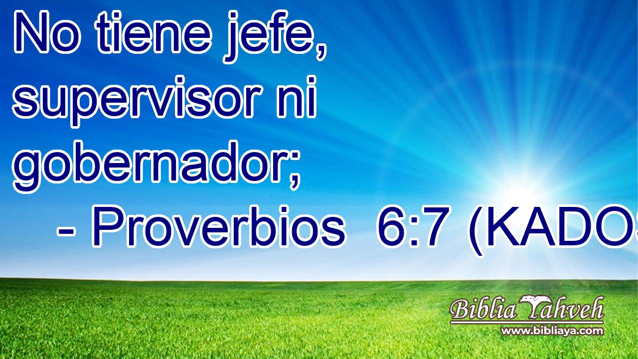  No tiene jefe, supervisor ni gobernador; 