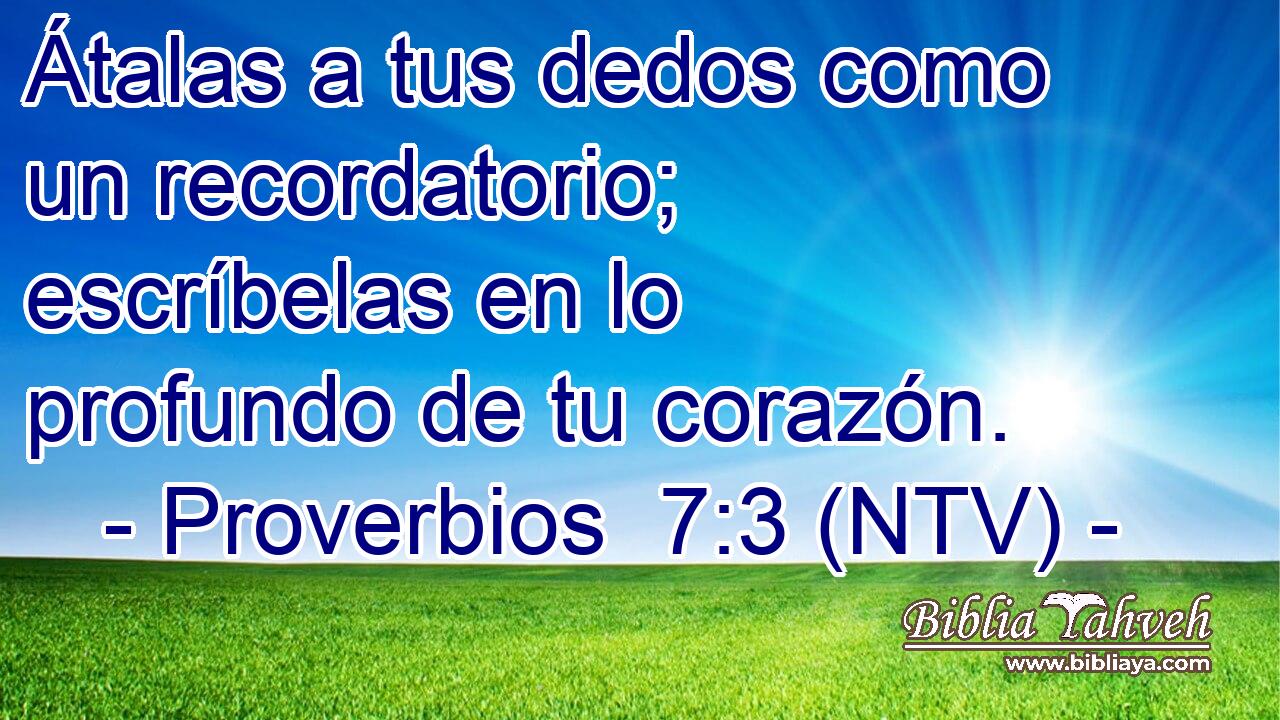 Átalas a tus dedos como un recordatorio; escríbelas en lo profundo de tu corazón.